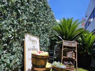 ガーデンテラス付きのスタジオで撮れるロケ風フォト♡