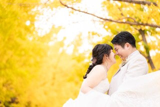 次はイチョウ!昭和記念公園ロケーション撮影♡