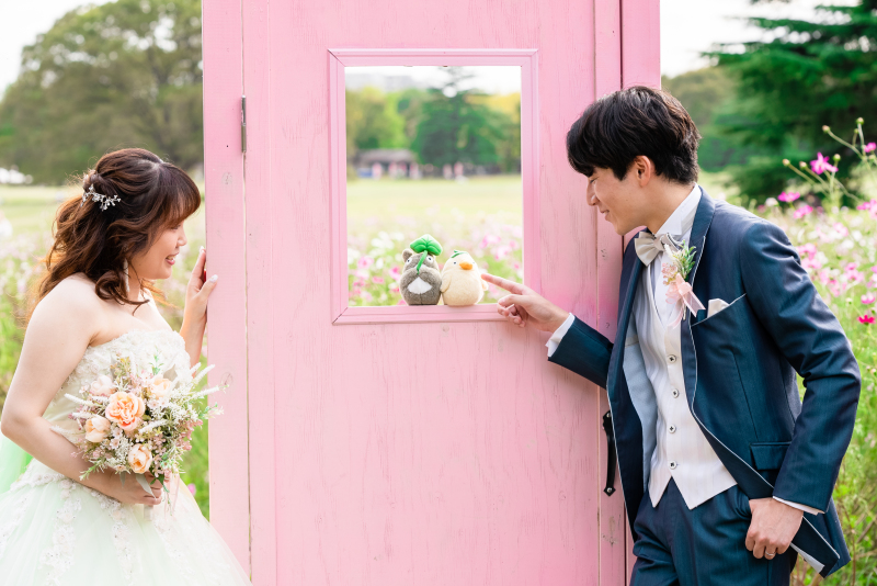 昭和記念公園ロケーションウェディング♡