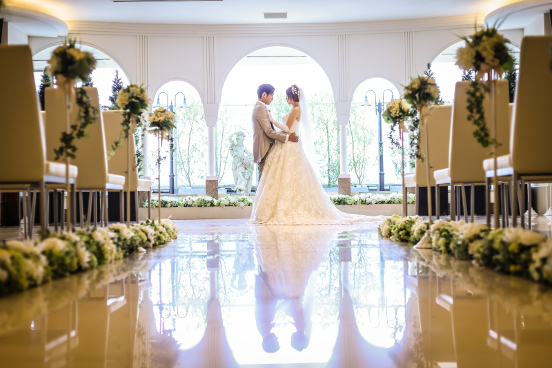 チャペルフォトが叶うスタジオ♡