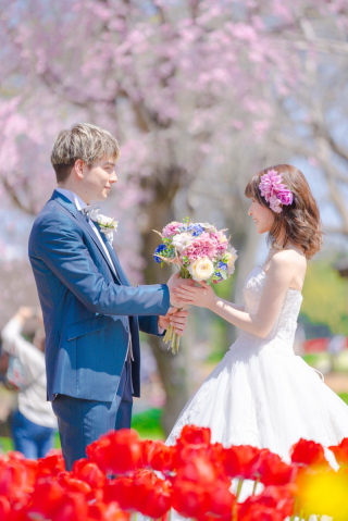 結婚式のウエルカムボードに人気！ロケーション撮影