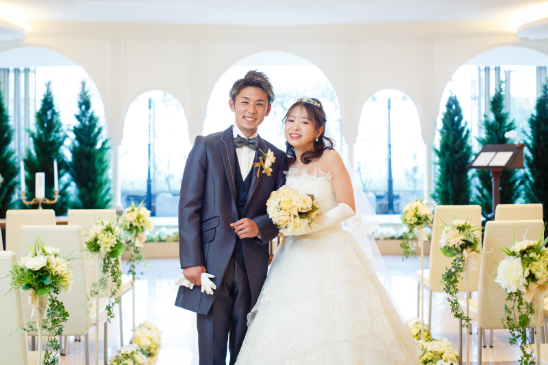 チャペルフォトが叶うスタジオ♡