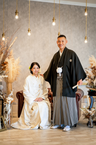 魅力あふれる和装撮影も♡