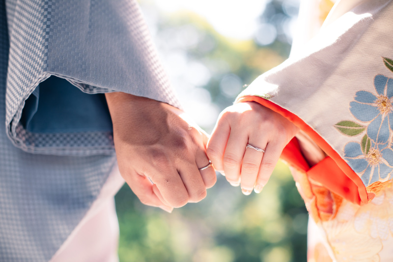 お洒落な雰囲気のお手元ショット