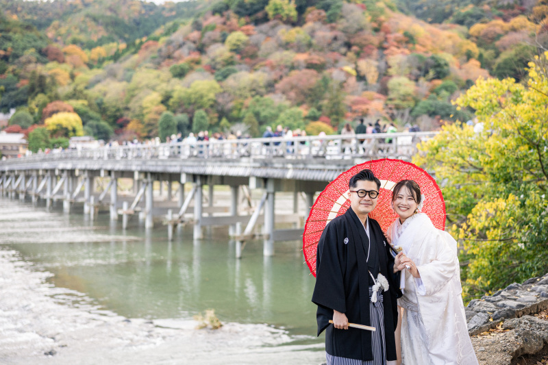 紅葉シーズンの前撮り｜11月