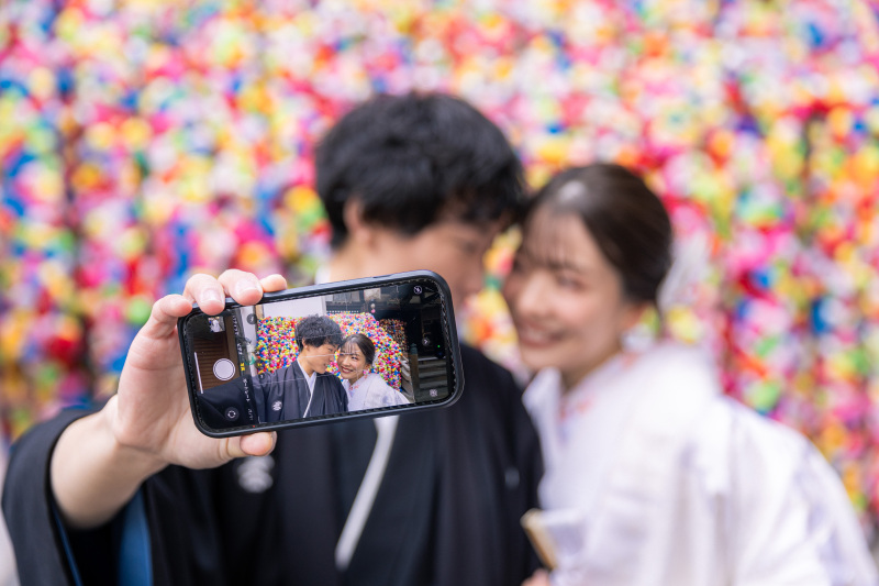 八坂の塔付近での前撮りレポ|12月