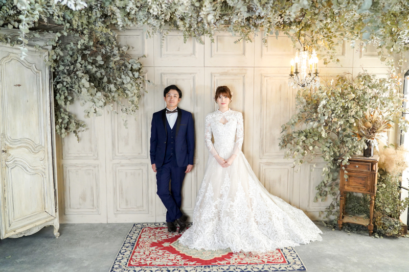 和装&洋装プランでの撮影風景!