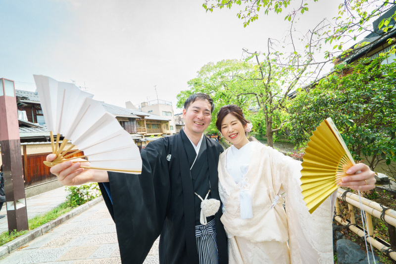 4月の撮影風景!【白無垢で祇園ロケ】