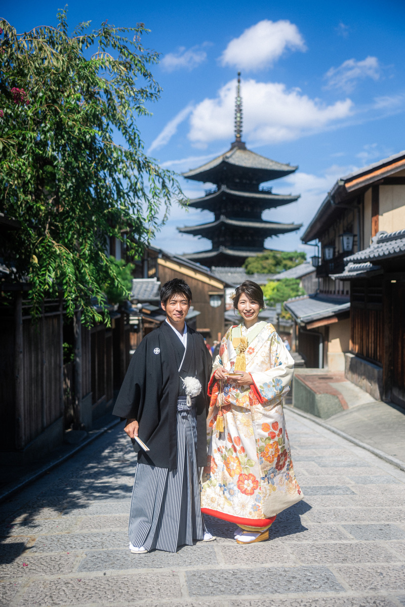 八坂の塔付近で和装ロケ｜9月の撮影レポ