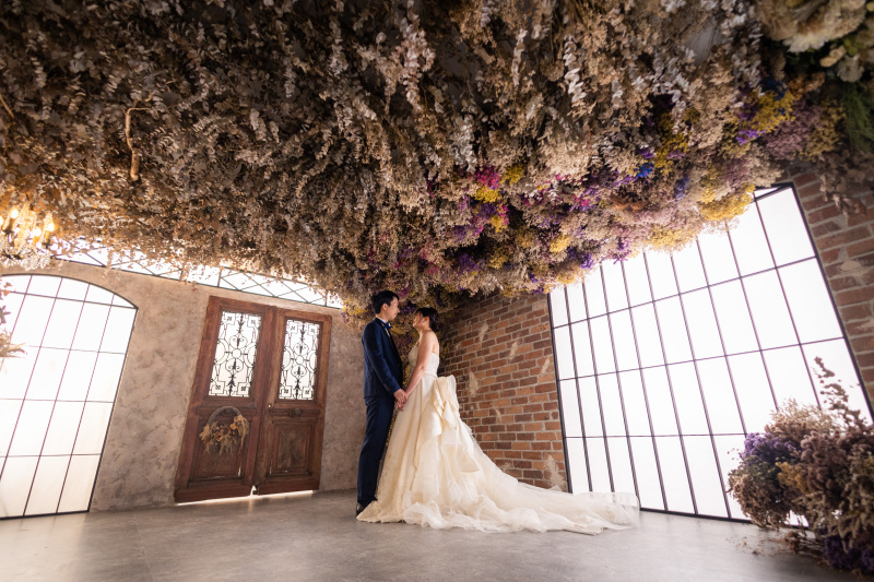 洋装ドレスでのスタジオ前撮り♪