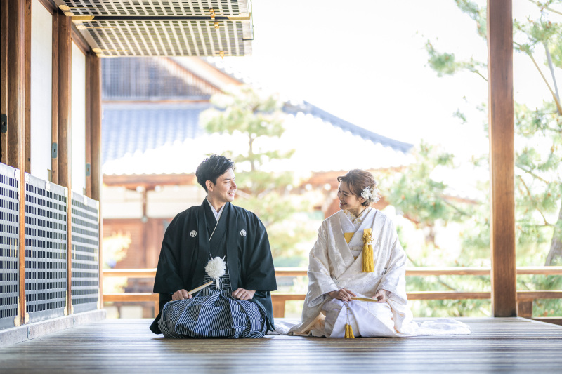 大覚寺での撮影風景！