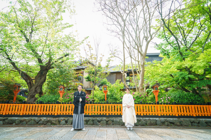 4月の撮影風景!【白無垢で祇園ロケ】