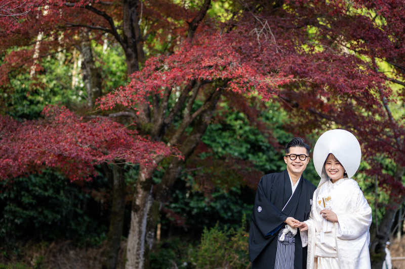 紅葉シーズンの前撮り｜11月