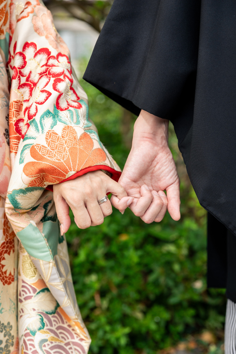 お洒落な雰囲気のお手元ショット