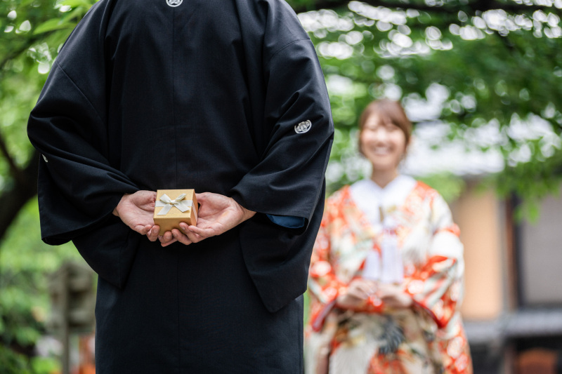 7月の和装前撮りお写真