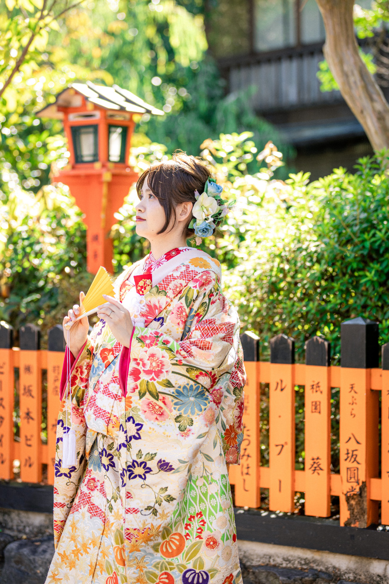 10月の撮影風景【祇園にて】