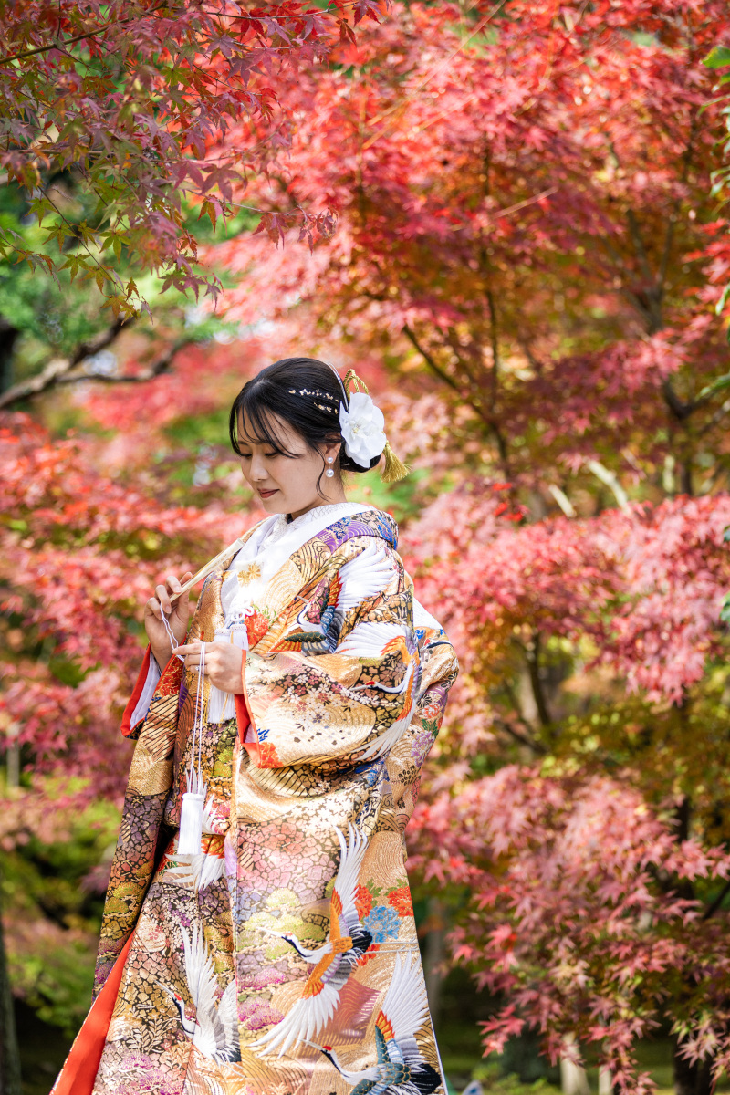 紅葉シーズンの前撮り｜11月