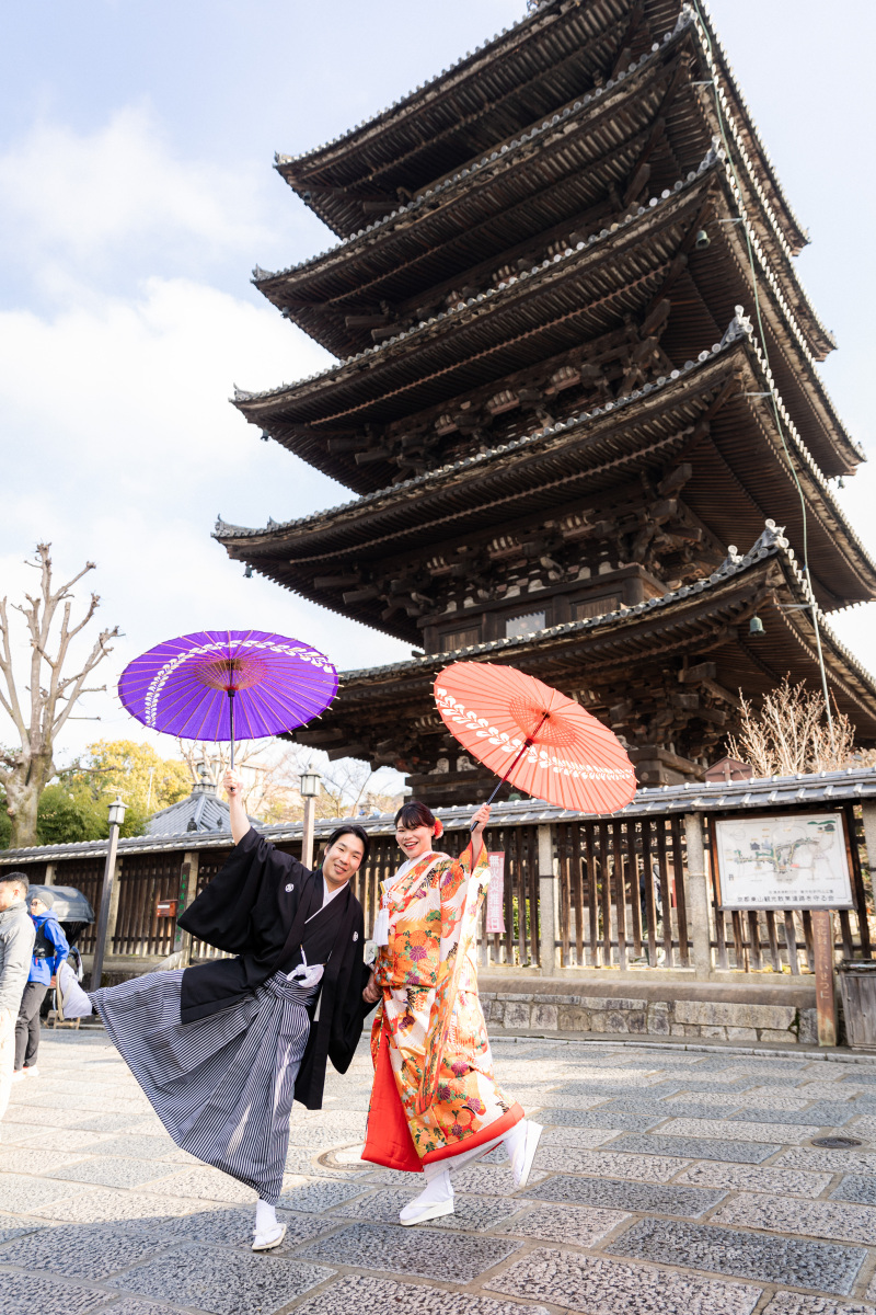 華やかな色打掛のショット