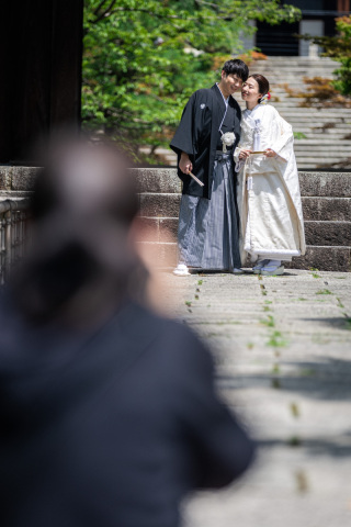 8月の前撮りレポ｜金戒光明寺にて