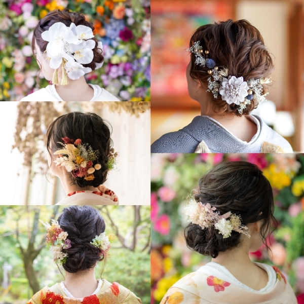 和装ヘアセット紹介