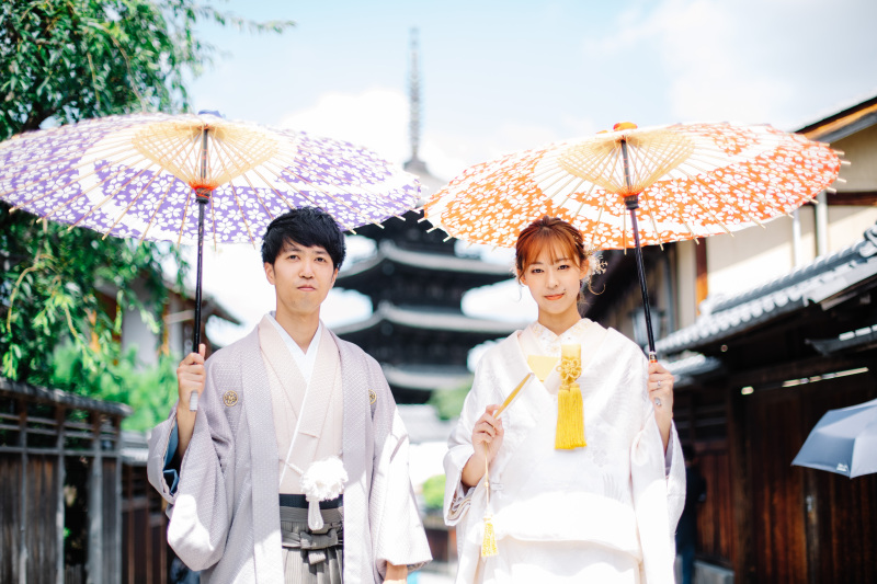 7月の京都前撮り風景|白無垢