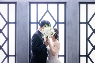 ブーケと撮る、ロマンティックなショット