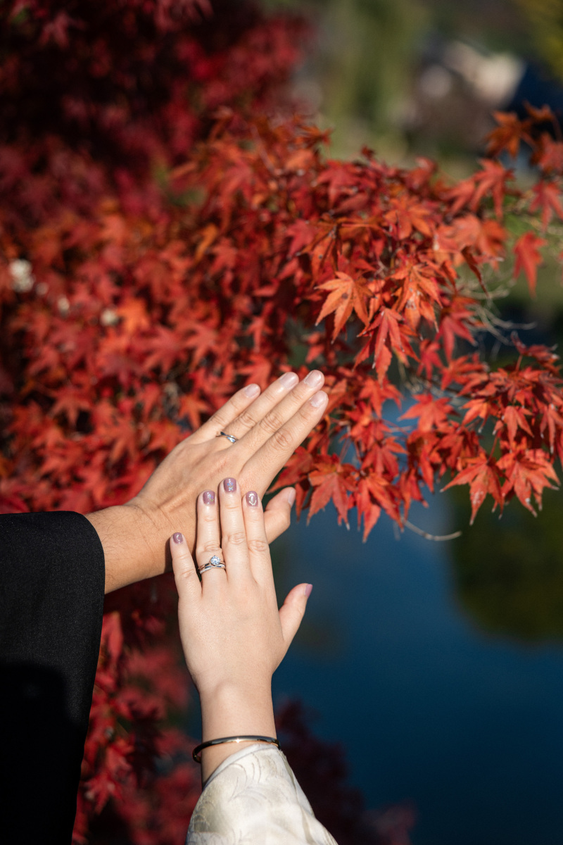 お洒落な雰囲気のお手元ショット