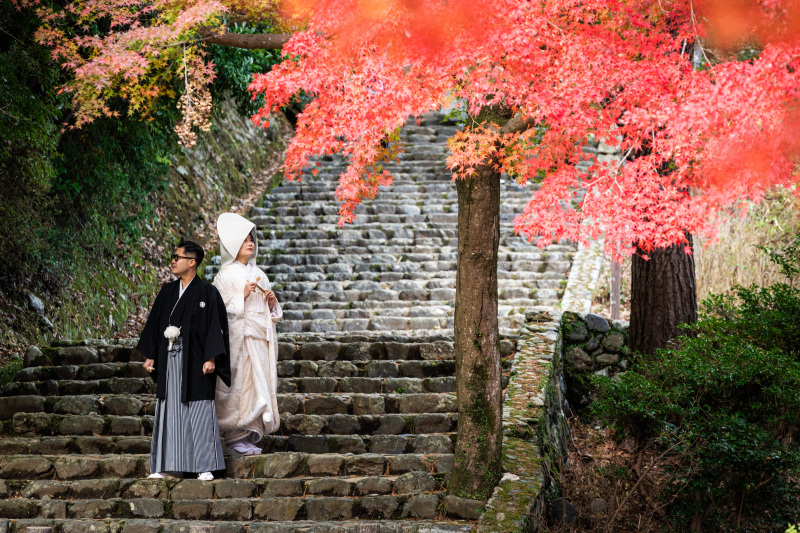 紅葉シーズンの前撮り｜11月