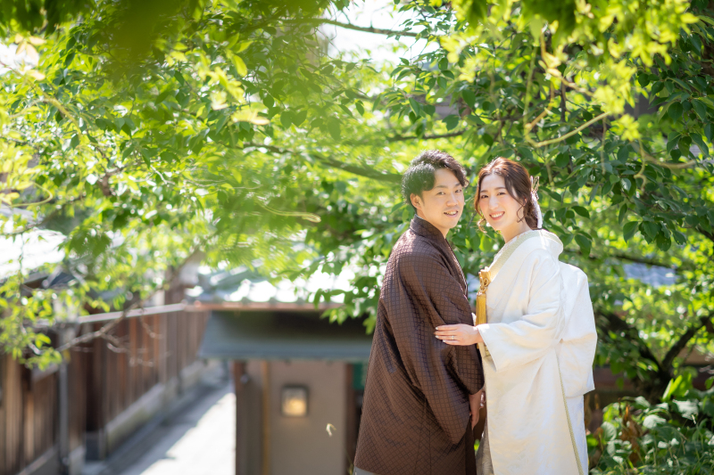 光が綺麗な初夏のお写真