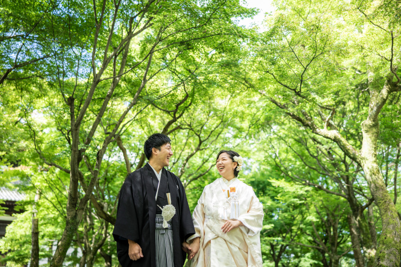 7月の前撮り風景【東福寺にて】