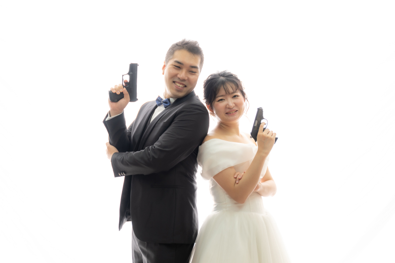 お二人らしい前撮り小物♪