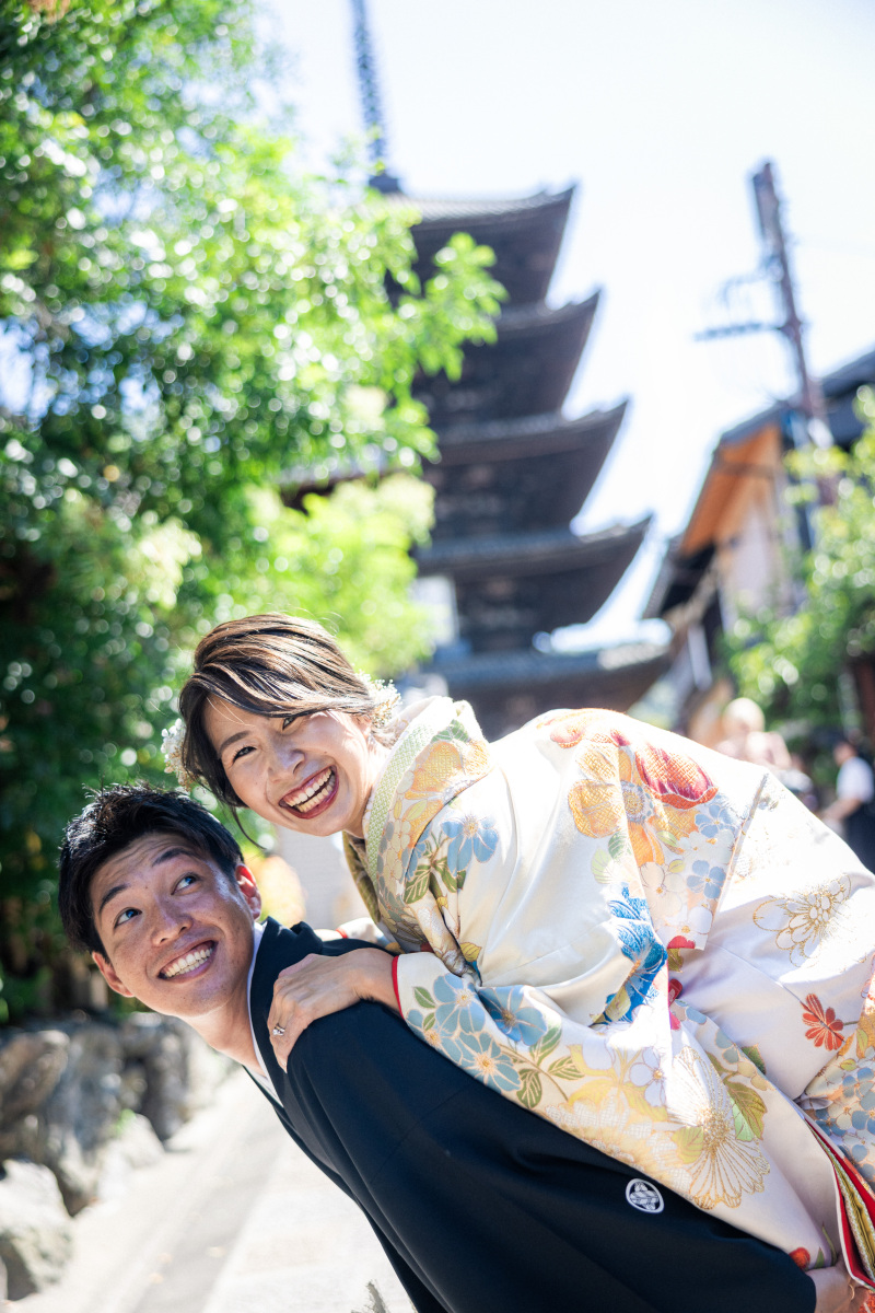 八坂の塔付近で和装ロケ｜9月の撮影レポ
