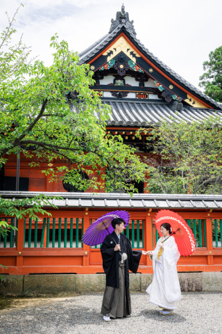 色打掛、白無垢の京都前撮りフォト