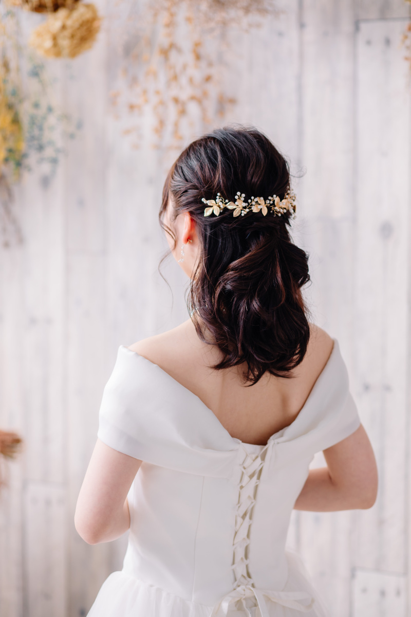 洋装ヘアまとめました♡