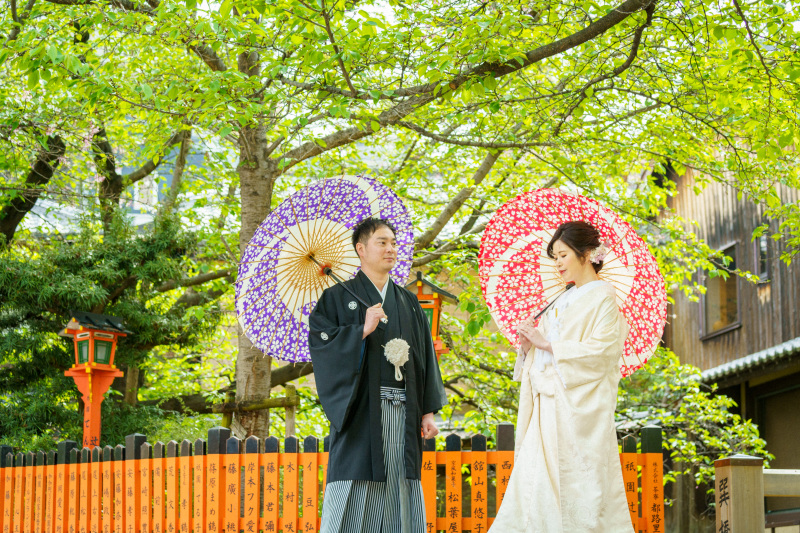 4月の撮影風景!【白無垢で祇園ロケ】