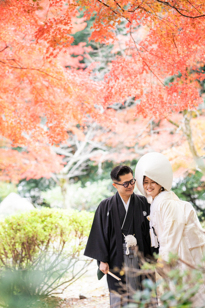 紅葉シーズンの前撮り｜11月