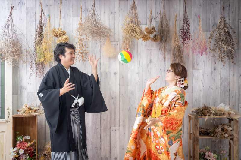 和装2点でスタジオ前撮り|8月