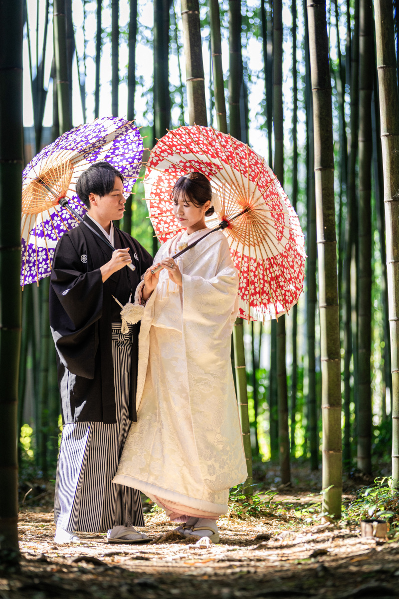 11月の撮影レポ|大覚寺で白無垢前撮り♪