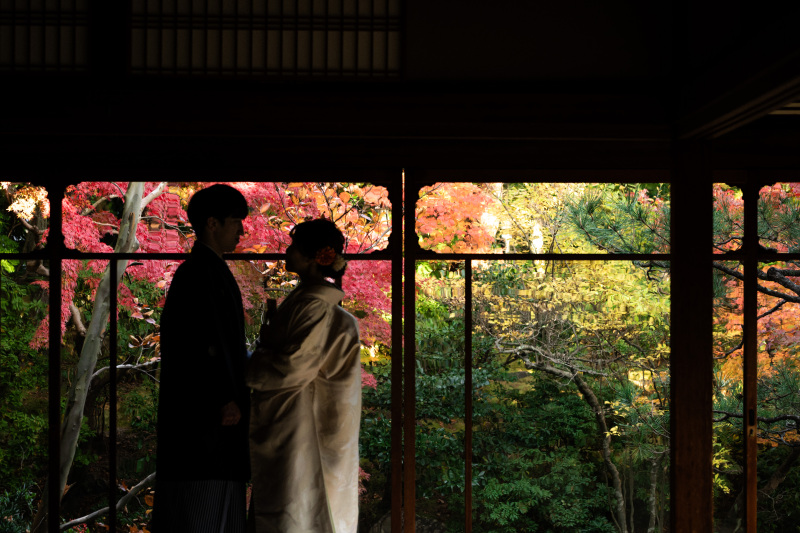 京都×紅葉シーズンのお写真