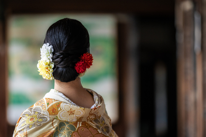 色打掛ヘアのご紹介！