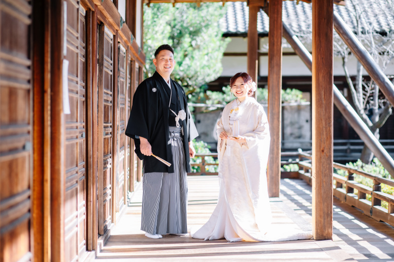 白無垢が美しい和装ショット