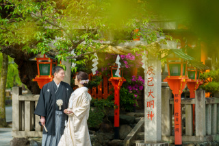 4月の撮影風景!【白無垢で祇園ロケ】