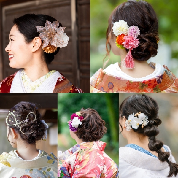 和装ヘアセット紹介