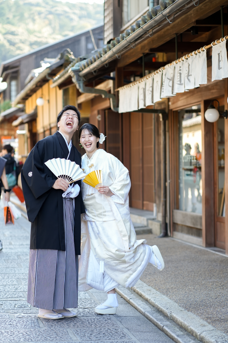 【前撮りレポ】10月の八坂の塔付近にて