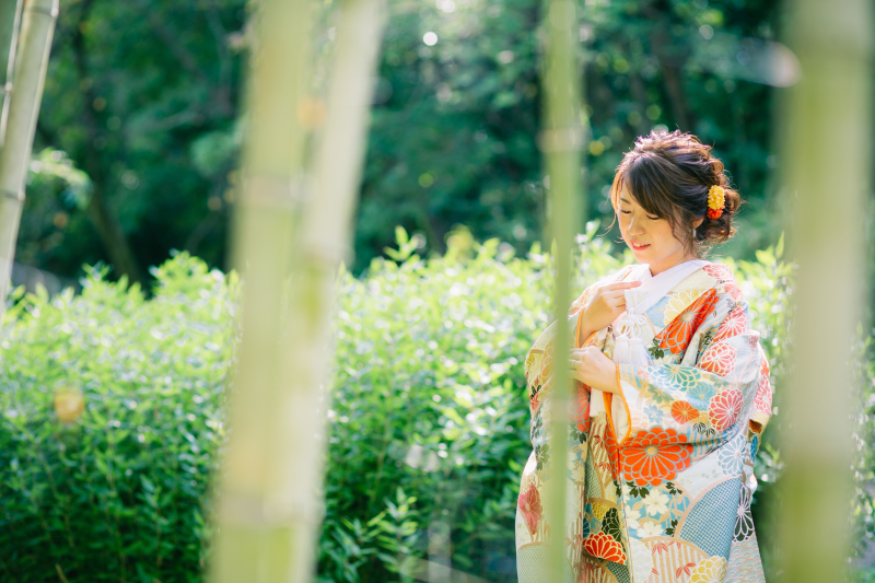 秋のはじまり 色打掛 自然公園にて
