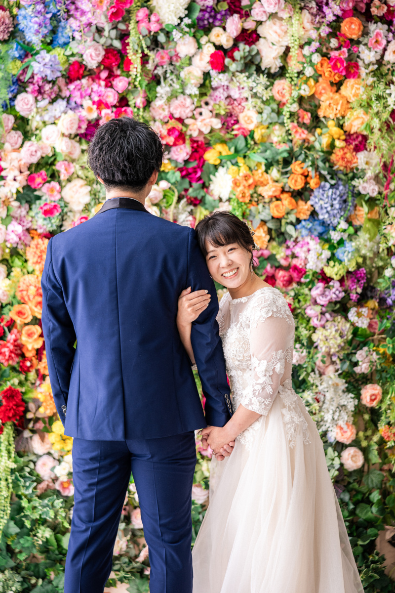 和装&洋装プランでの撮影風景!