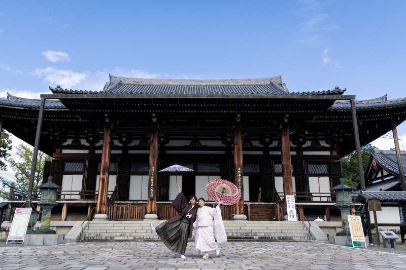 【前撮りレポ】白無垢で金戒光明寺ロケーション撮影♪
