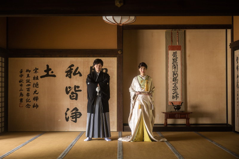 3月撮影の様子【萬福寺＆アンティークチャペルスタジオ】