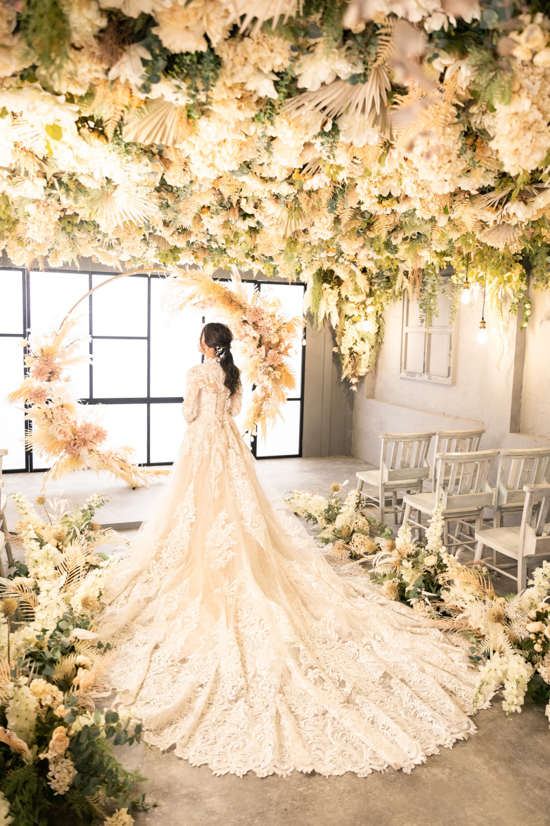 新婦様のステキなソロ|ハルウェディングKYOTO