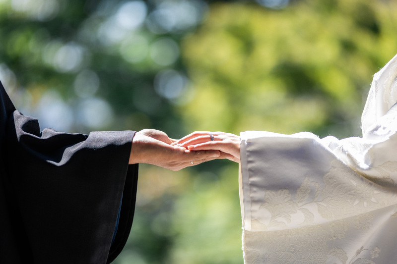 お洒落な雰囲気のお手元ショット
